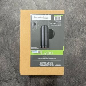 Canarm Lyam Outdoor Wall Sconce - Black